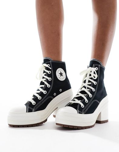 Chuck Taylor 70's Deluxe Heel - Sneakers a stivaletto nere con tacco - Converse - Modalova