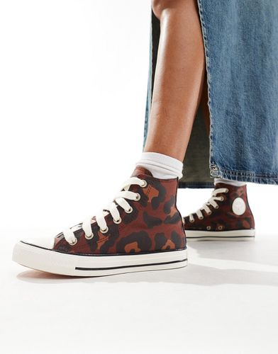 Chuck Taylor All Star Hi - Sneakers alte con stampa leopardata - Converse - Modalova