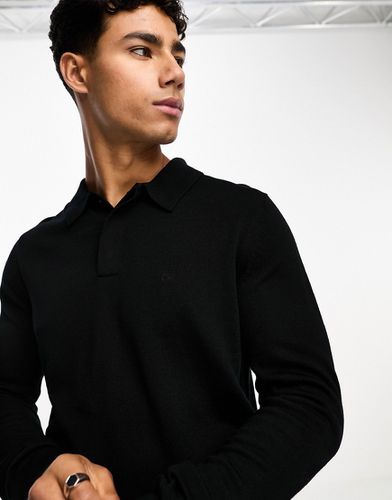 Maglione stile polo in lana merino - Calvin Klein - Modalova