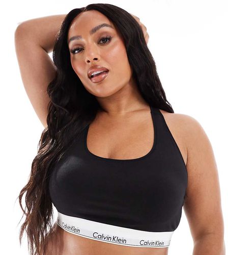 Modern Cotton - Brassière moderna taglia comoda nera - Calvin Klein - Modalova