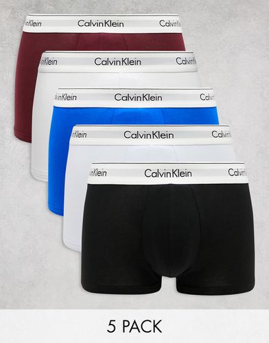 Confezione da 5 boxer aderenti multi - Calvin Klein - Modalova