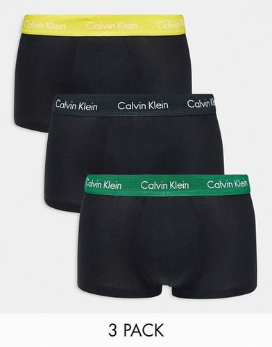 Cotton Stretch - Confezione da 3 boxer aderenti vita bassa - Calvin Klein - Modalova