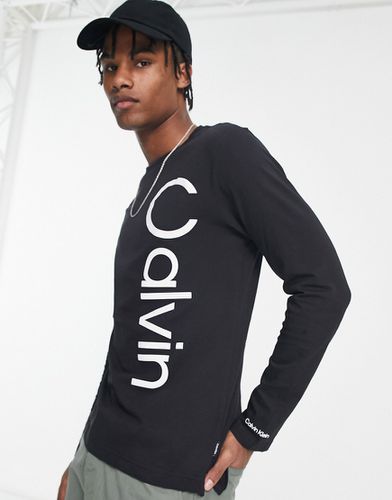 Easy Care - T-shirt slim chiaro a maniche lunghe - Calvin Klein - Modalova