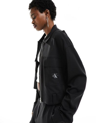 Milano - Camicia giacca multitasche nera - Calvin Klein Jeans - Modalova