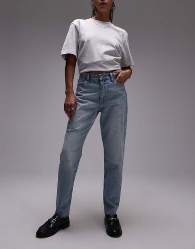 Mom jeans lavaggio chiaro - Calvin Klein Jeans - Modalova