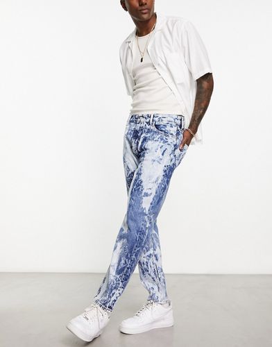 Dad jeans dritti tinti in capo lavaggio medio - Calvin Klein Jeans - Modalova
