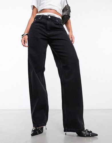 Jeans dritti stile anni '90 lavaggio - Calvin Klein Jeans - Modalova