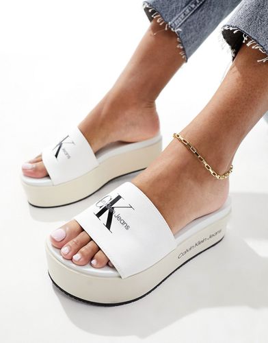 Sandali flatform bianchi - Calvin Klein Jeans - Modalova