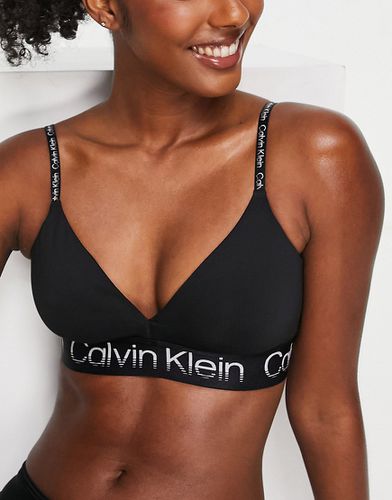 Reggiseno sportivo con logo - Calvin Klein Performance - Modalova
