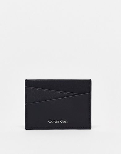 Portacarte nero con logo - Calvin Klein - Modalova