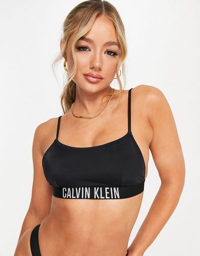 Top bikini a brassière con logo - Calvin Klein - Modalova