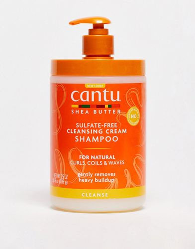 Shampoo crema detergente per capelli naturali al burro di karité - Formato salone da 24 fl oz - Cantu - Modalova