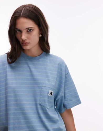 Brodina - T-shirt rayé à manches courtes et poche - Carhartt Wip - Modalova