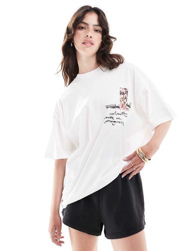 T-shirt bianca con grafica - Carhartt WIP - Modalova