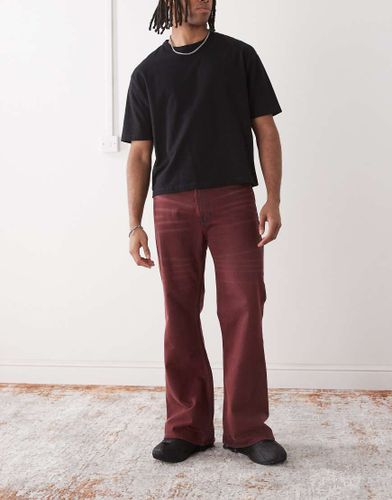 X Landon Barker - Boo - Jean bootleg - Bordeaux délavé - Cheap Monday - Modalova