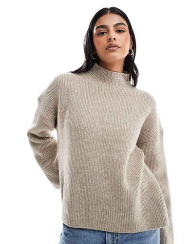 Maglione accollato chiaro - Abercrombie & Fitch - Modalova