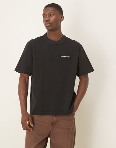 T-shirt de qualité supérieure à logo - Abercrombie & Fitch - Modalova