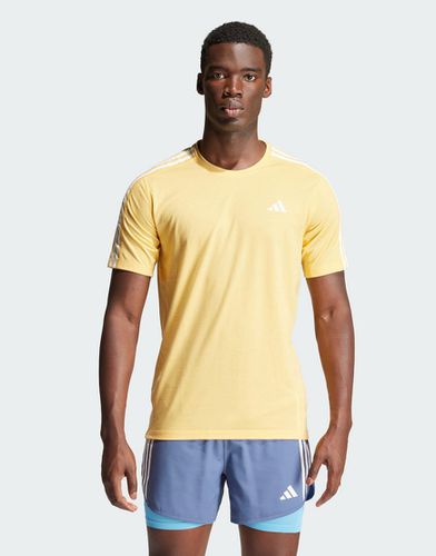 Adidas - Own The Run - T-shirt con 3 strisce - adidas performance - Modalova
