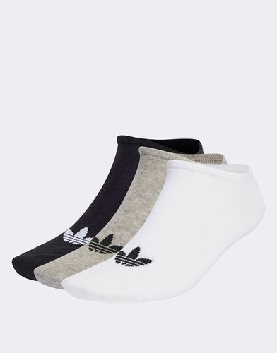 Paia di fantasmini con trifoglio bianchi, neri e grigi - adidas Originals - Modalova