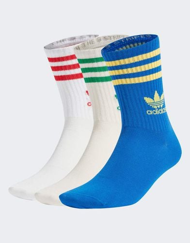 Confezione da 3 paia di calzini taglio medio - adidas Originals - Modalova