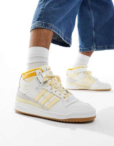 Forum - Sneakers alte bianche e gialle - adidas Originals - Modalova