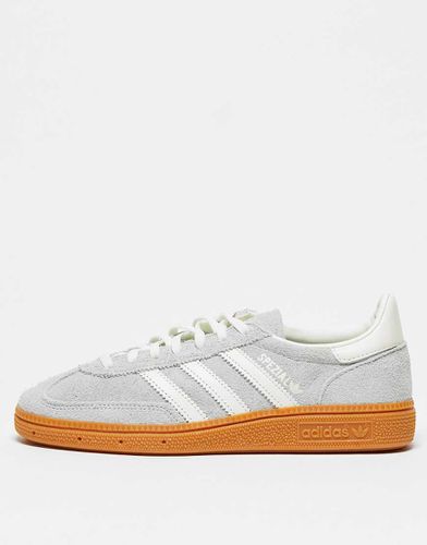 Handball Spezial - Sneakers color argento e bianco con suola in gomma - adidas Originals - Modalova