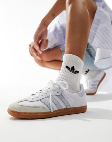 Samba OG - Sneakers bianche e blu pastello - adidas Originals - Modalova