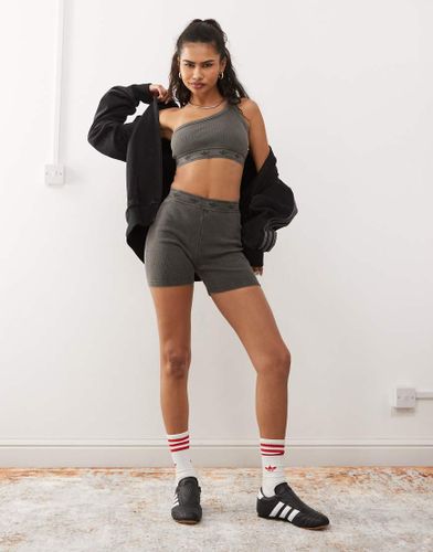 Short moulant côtelé - délavé - Adidas Originals - Modalova