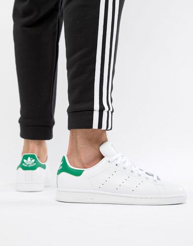 Stan Smith - Sneakers di pelle bianche e verdi - adidas Originals - Modalova