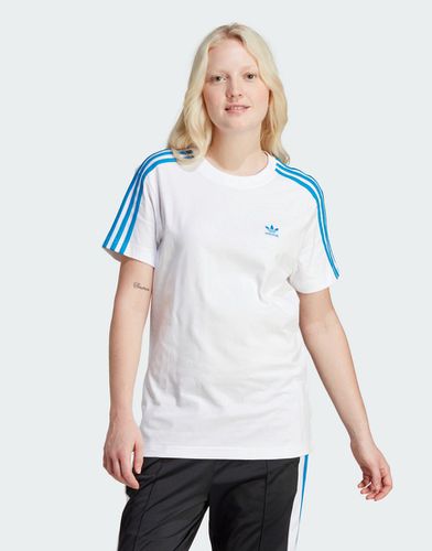 Adidas - Adibreak - T-shirt bianca con stampa sul retro - adidas Originals - Modalova