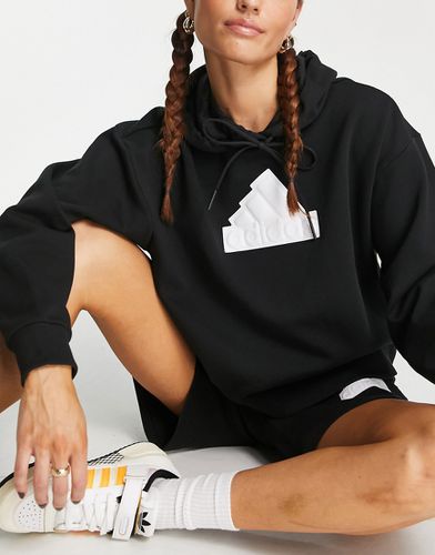 Adidas - Sportswear Future Icons BOS - Felpa nera con cappuccio - adidas performance - Modalova