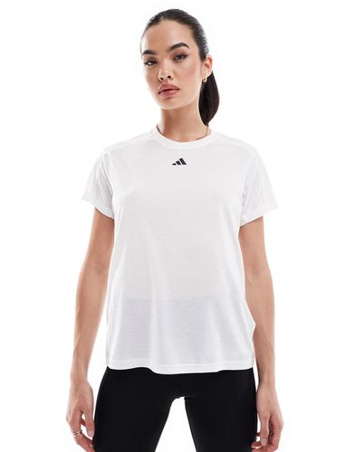 Adidas - Training Essential - T-shirt bianca con logo - adidas performance - Modalova