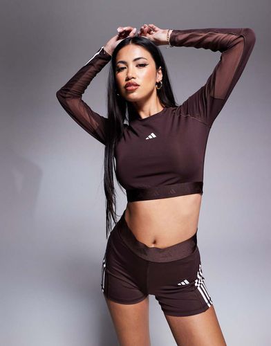 Adidas - Training Hyperglam - Crop top a maniche lunghe - adidas performance - Modalova