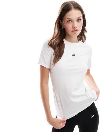 Adidas Training - T-shirt bianca in tessuto Techfit - adidas performance - Modalova