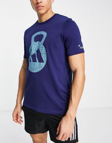 Adidas Training - T-shirt con logo in kettlebell - adidas performance - Modalova
