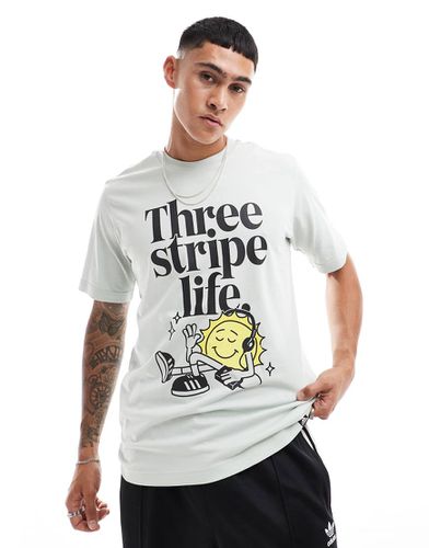 Adidas Training - T-shirt con stampa "Three Stripe Life" - adidas performance - Modalova