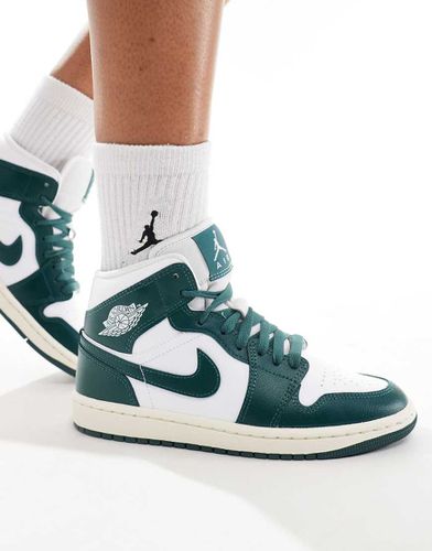 Air 1 Mid - Sneakers alte verdi e bianche - Jordan - Modalova