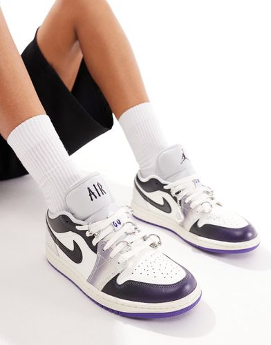 Air 1 - Sneakers basse bianche e grigie - Jordan - Modalova
