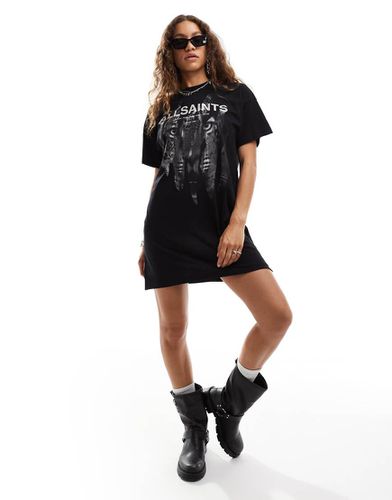 Riproar - Vestito t-shirt con stampa - AllSaints - Modalova