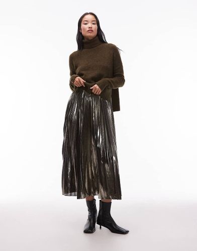 Robe scintillante 2-en-1 - Marron bronze - Allsaints - Modalova