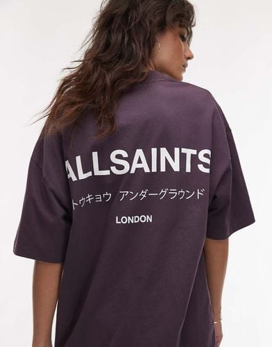 Underground - T-shirt oversize cosmico - AllSaints - Modalova