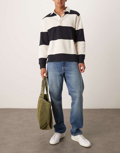 Ocean - Jean droit ample - moyen délavé - Arket - Modalova