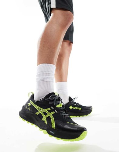 Gel-Trabuco 12 GTX - Sneakers da trail running resistenti all'acqua nere e giallo fluo - Asics - Modalova