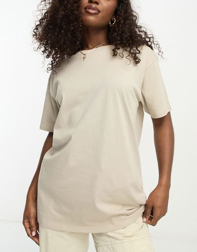 Icon - T-shirt oversize in cotone quick dry beige - ASOS - Modalova