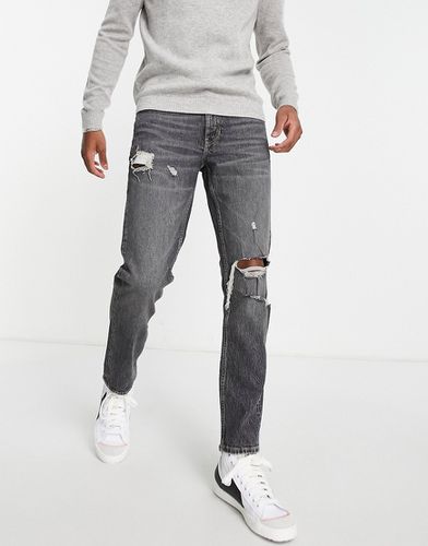 Cone Mill - Jeans slim elasticizzati "American classic", colore slavato - ASOS DESIGN - Modalova