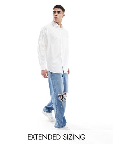Camicia elegante oversize bianca - ASOS DESIGN - Modalova