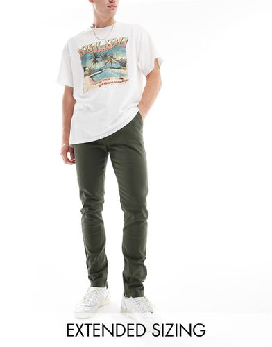 Chino skinny kaki - ASOS DESIGN - Modalova