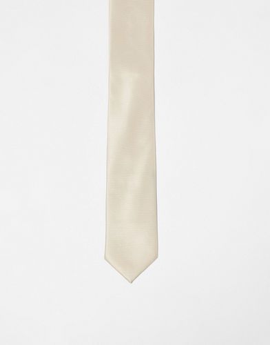 Cravatta standard color pietra - ASOS DESIGN - Modalova