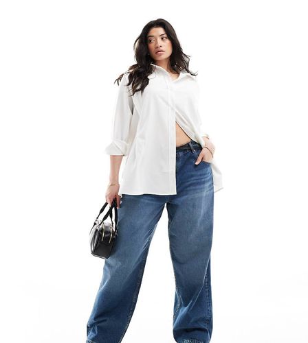 ASOS DESIGN Curve - Jeans ampi medio - ASOS Curve - Modalova