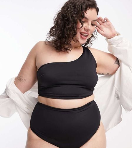 Curve - Mix and Match - Top bikini monospalla - ASOS DESIGN - Modalova